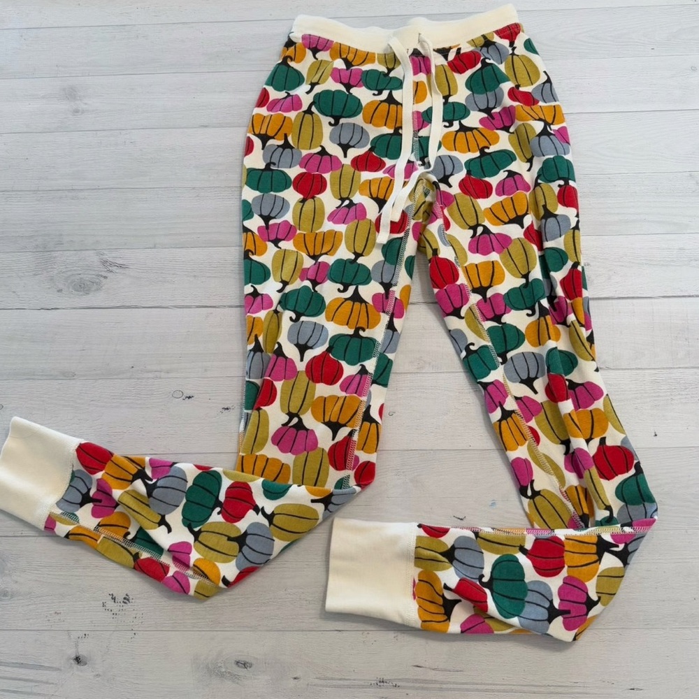 Hanna Andersson Colorful Pumpkins Pajama Set Women’s Size L (HA-4) - Picture 3 of 7